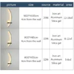 ElysianElegance LED Wall Lamp with Remote Control tag1