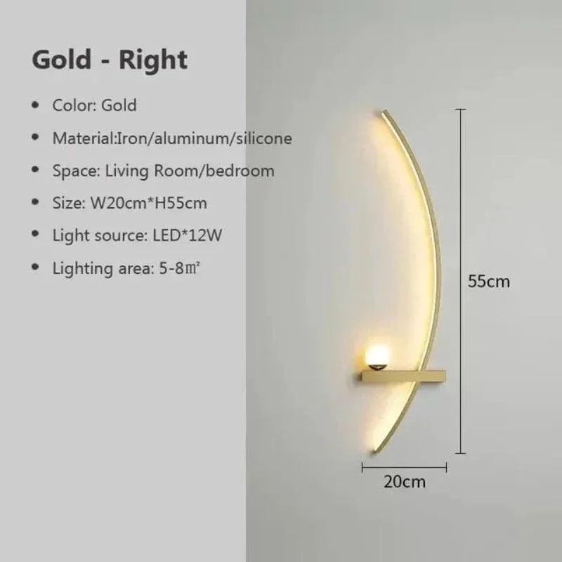 ElysianElegance - LED Wall Lamp with Remote Control -  - #tag1#