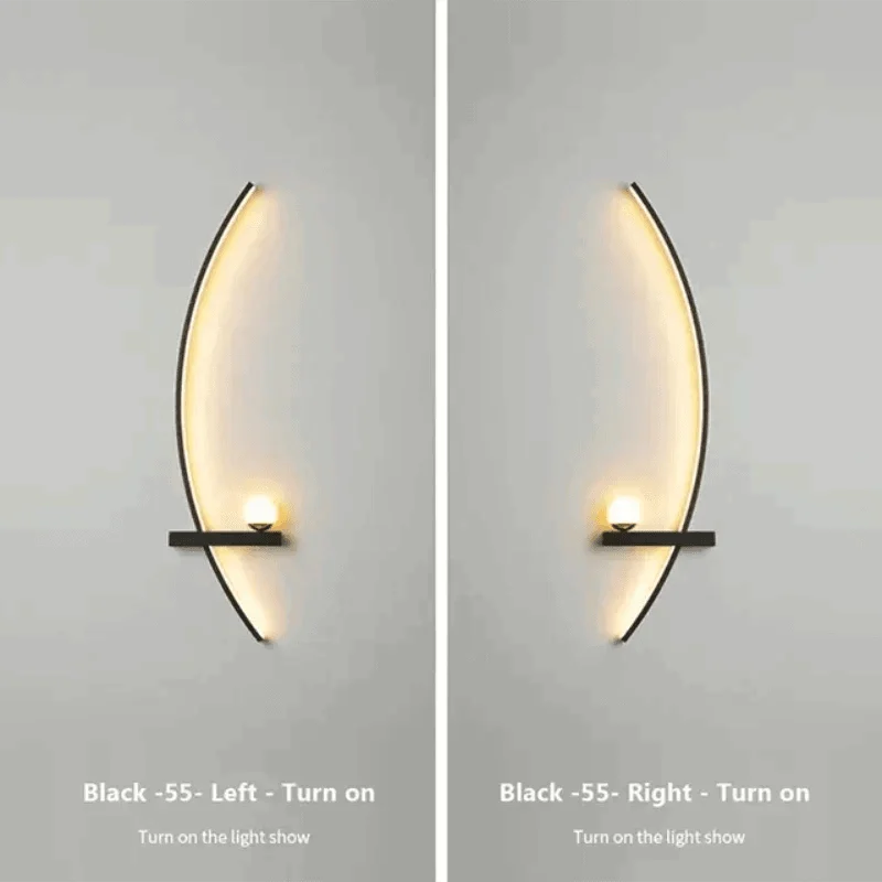 ElysianElegance - LED Wall Lamp with Remote Control -  - #tag1#