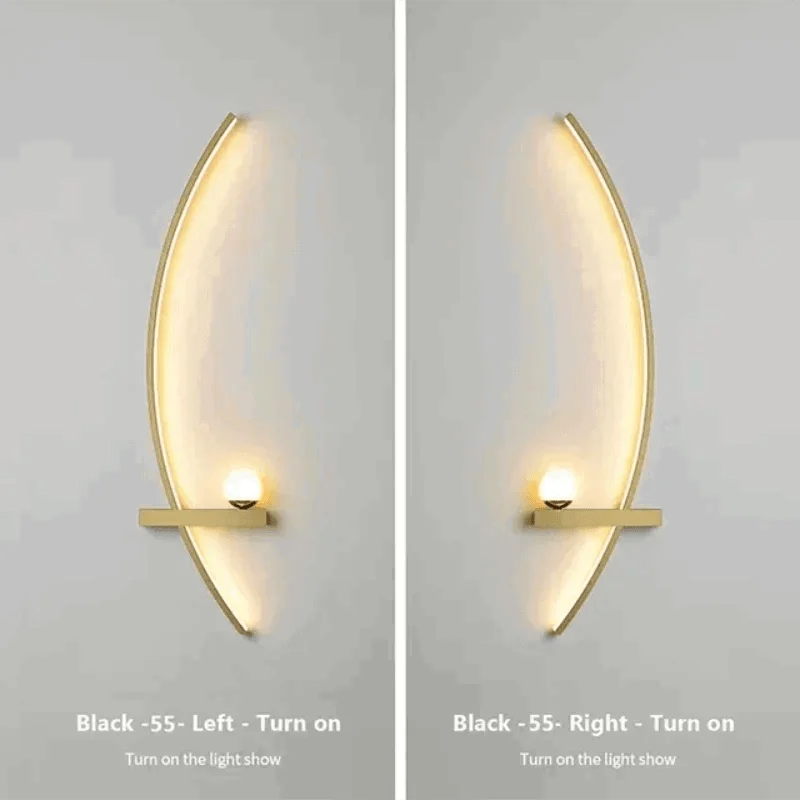 ElysianElegance - LED Wall Lamp with Remote Control -  - #tag1#