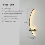 ElysianElegance LED Wall Lamp with Remote Control tag1