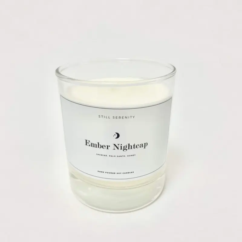 Ember Nightcap Soy Candle tag1