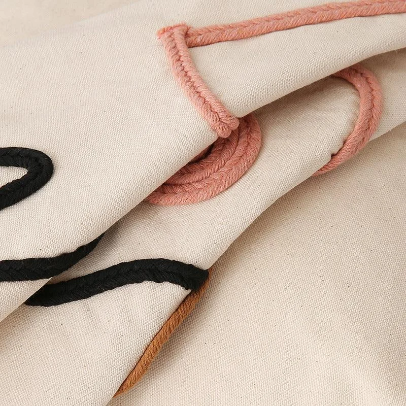 Embroidered Cotton Cushion Cover -  - #tag1#