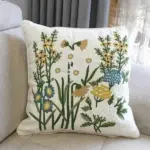 Embroidered Pillow Cover tag1