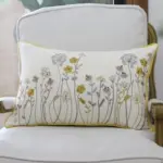 Embroidered Pillow Cover tag1
