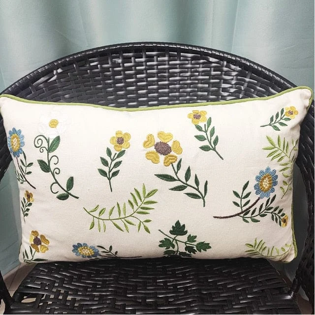 Embroidered Pillow Cover -  - #tag1#
