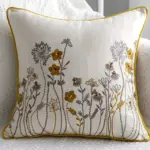 Embroidered Pillow Cover tag1