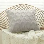 Embroidery Flush Block Diamond Cushion Cover tag1