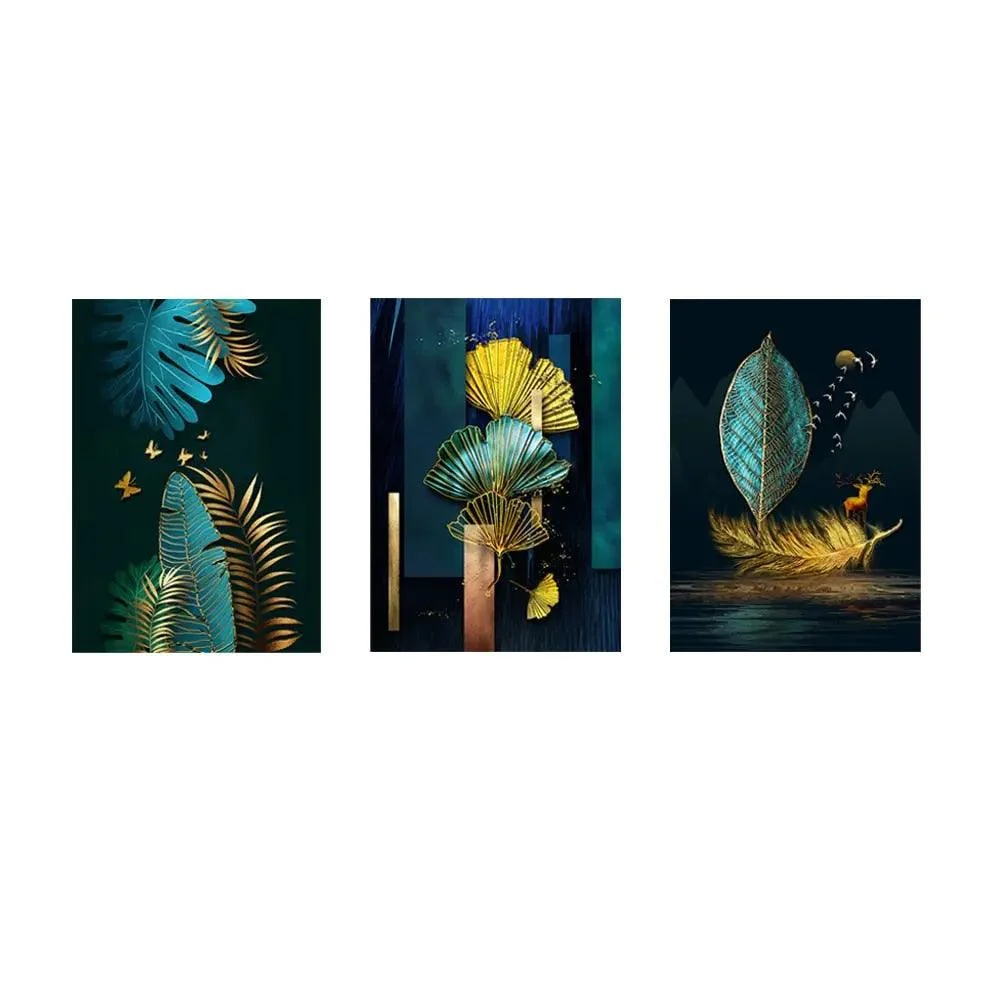 Emerald Flock Canvas Art -  - #tag1#