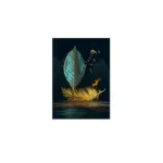 Emerald Flock Canvas Art tag1