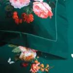 Emerald Green Duvet Cover Set Made from Egyptian Cotton tag1