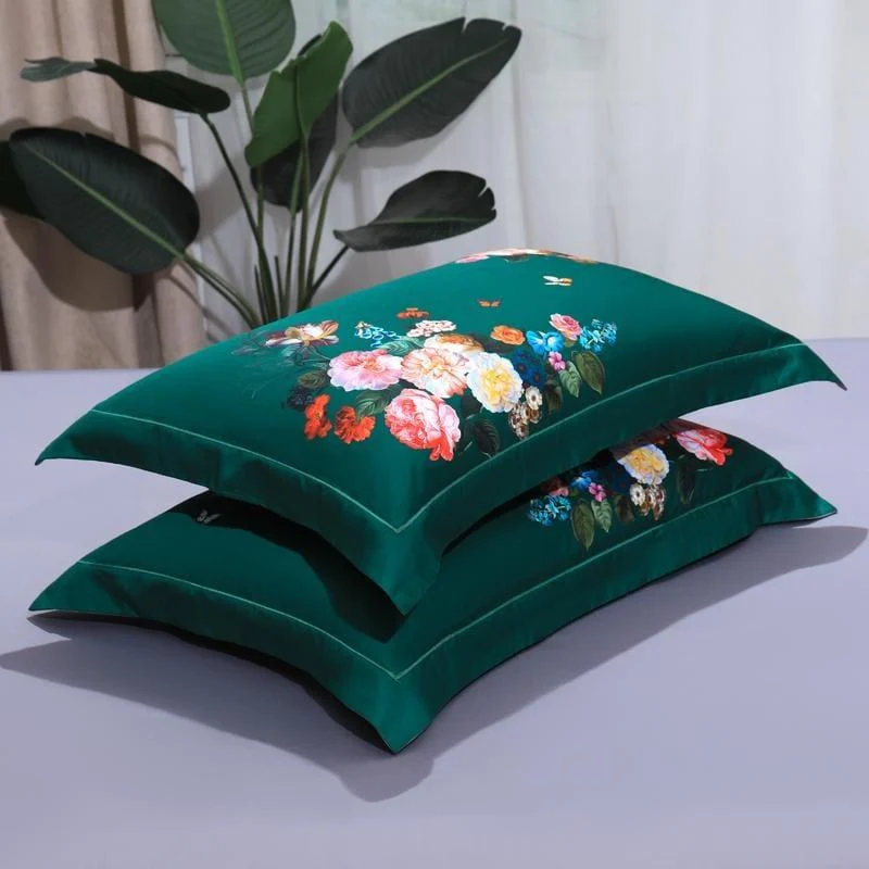 Emerald Green – Duvet Cover Set Made from Egyptian Cotton -  - #tag1#