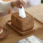 Emly Rattan Tissue Box tag1