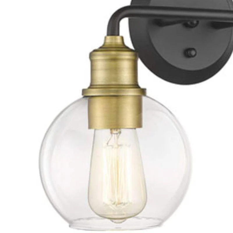 Emma - Sleek LED Indoor Wall Lamp Black Glass Kitchen/Living Room -  - #tag1#