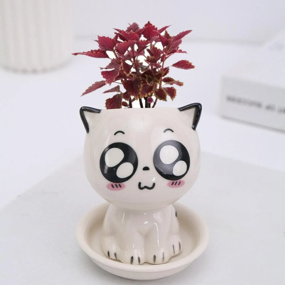 Emoji Kitten Planters -