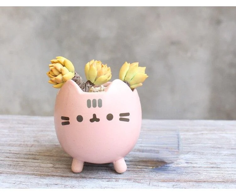 Emoji Kitty Planters -