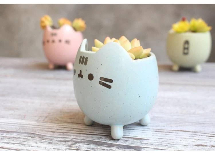 Emoji Kitty Planters -