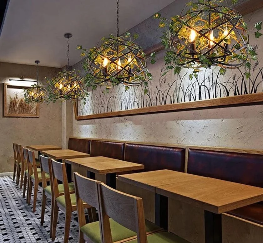 Emory - Vintage Industrial Bird Cage Hanging Lamp -  - #tag1#