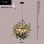 Emory Vintage Industrial Bird Cage Hanging Lamp tag1