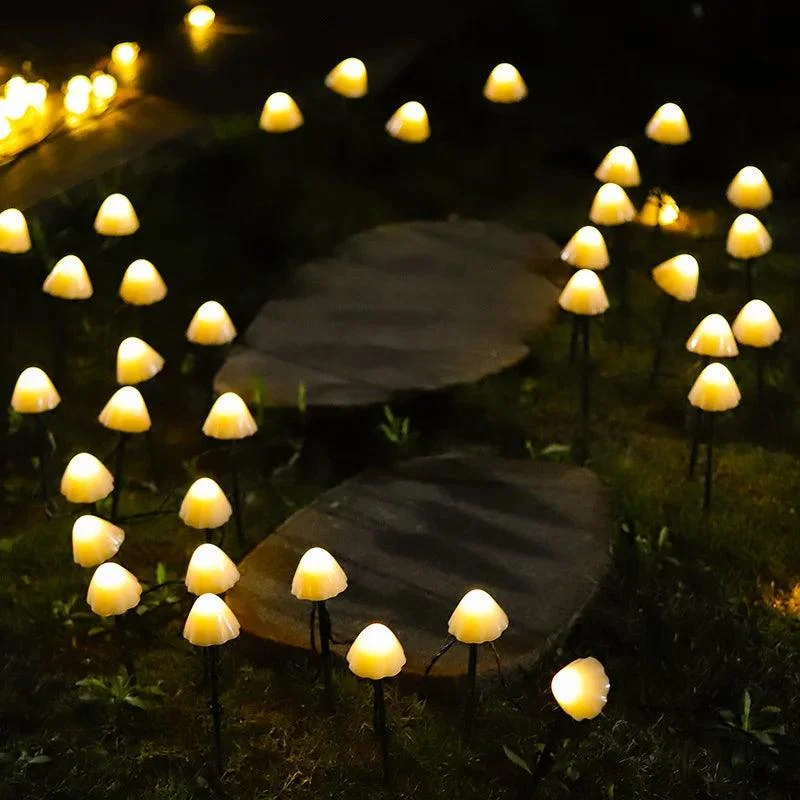 EnchantedCaps - Mushroom String Grass Lamps -  - #tag1#