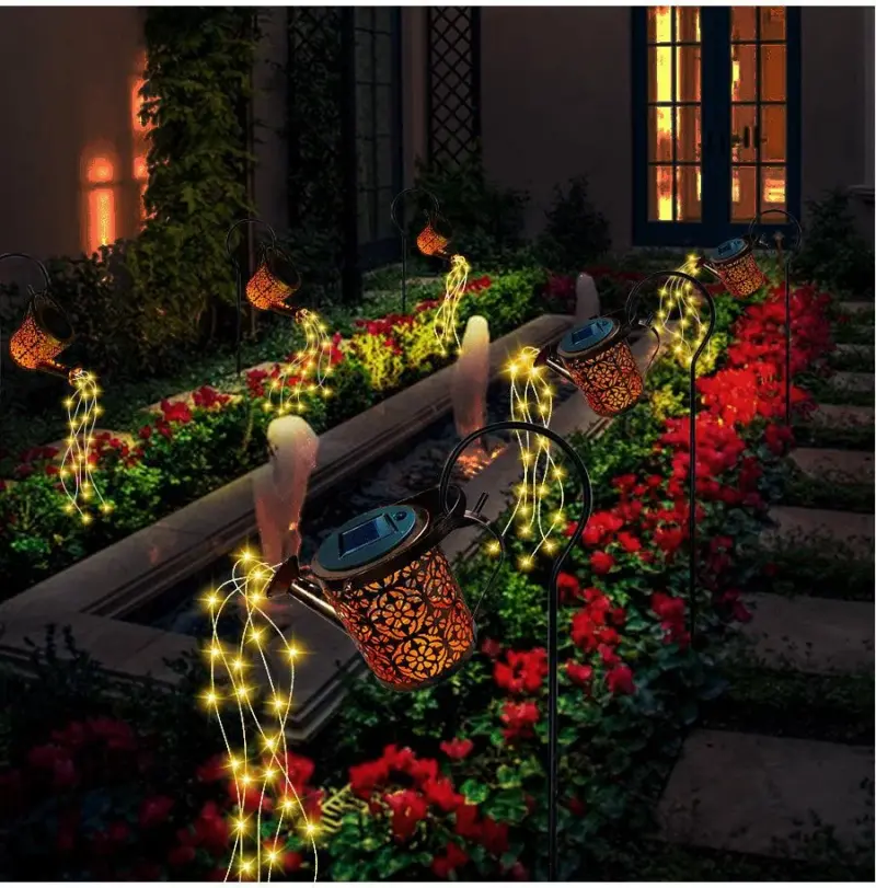 EnchantedLight solar lighting for watering can