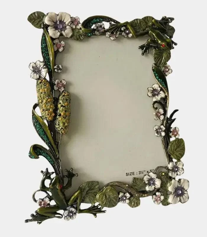Enchanted Garden Vintage-Style Picture Frame - Whimsical (8.9 cm x 12.7 cm) Photo Display -  - #tag1#