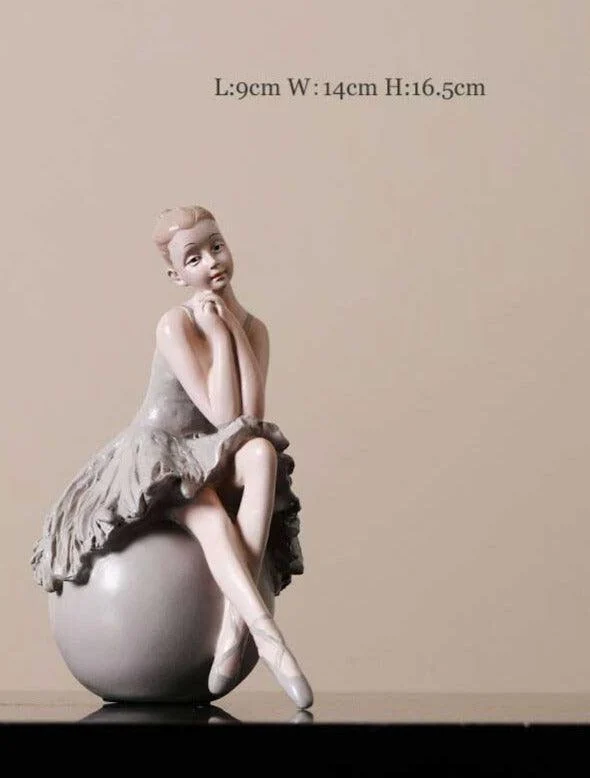 Enchanting Ballet Girl Statue -