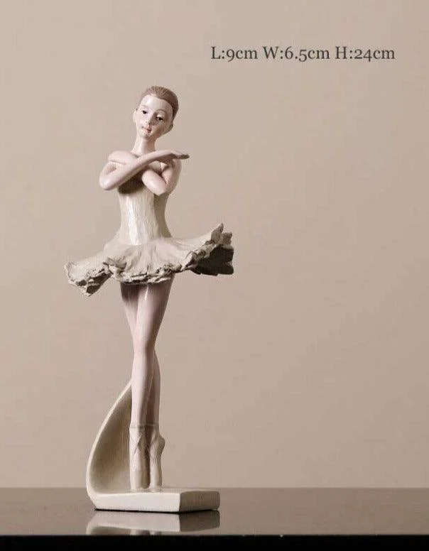 Enchanting Ballet Girl Statue -