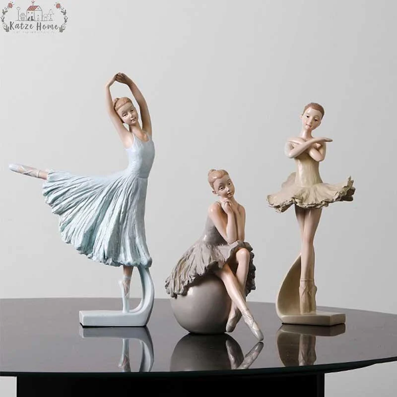 Enchanting Ballet Girl Statue -