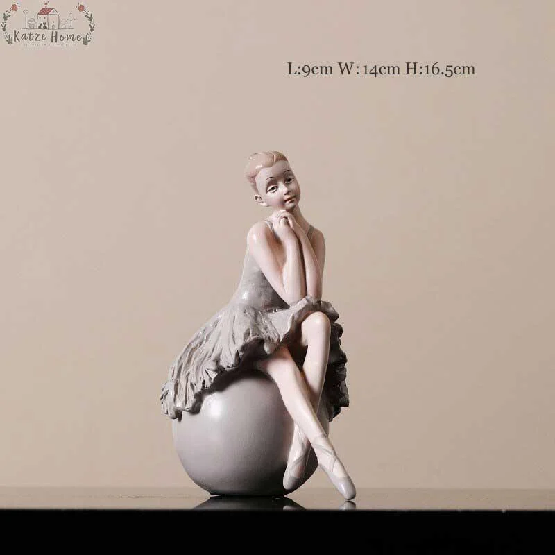 Enchanting Ballet Girl Statue -