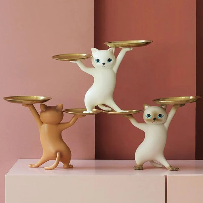 Enchanting Cat with Double Tray -  - #tag1#