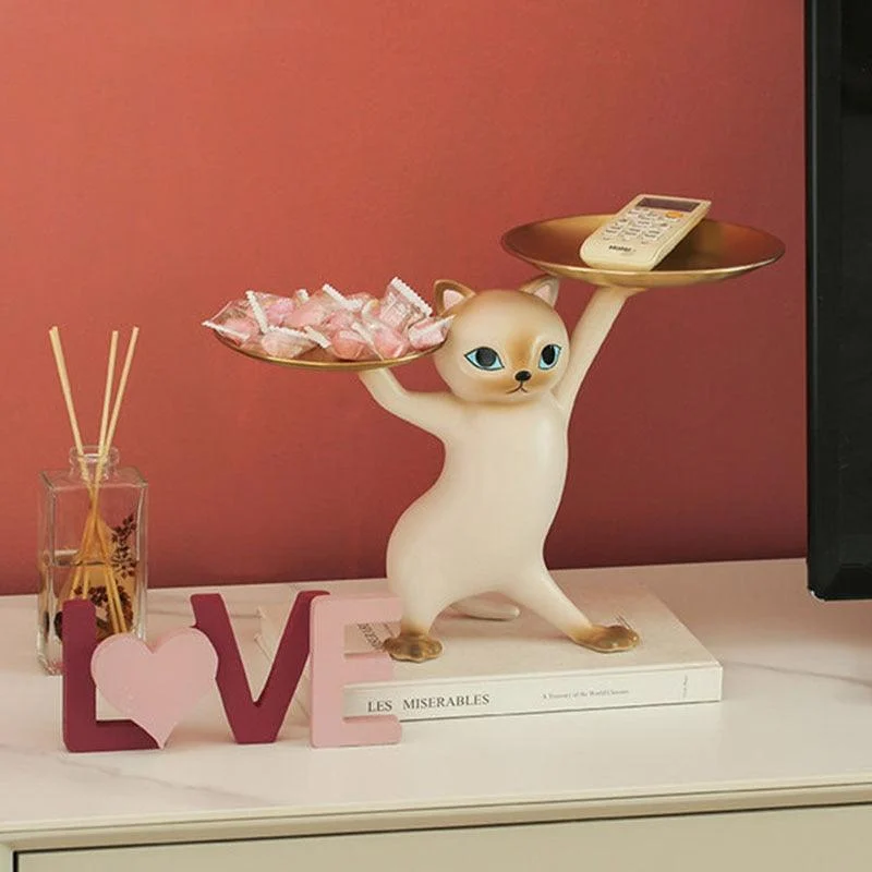 Enchanting Cat with Double Tray -  - #tag1#