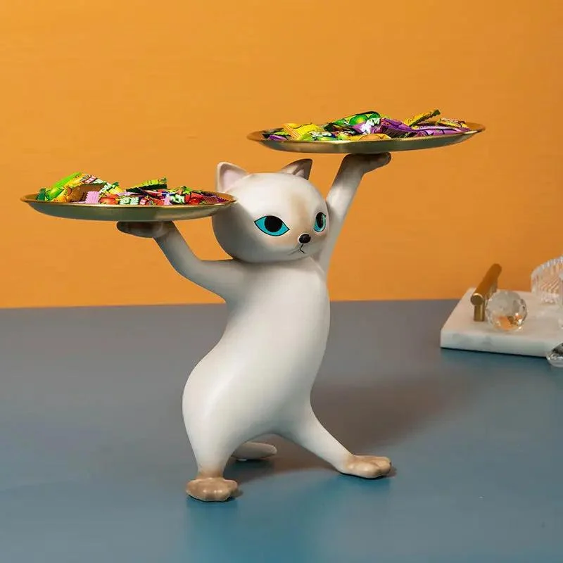 Enchanting Cat with Double Tray -  - #tag1#