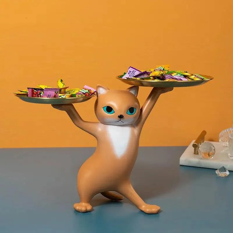 Enchanting Cat with Double Tray -  - #tag1#