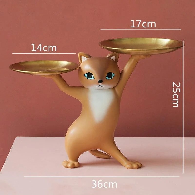 Enchanting Cat with Double Tray -  - #tag1#