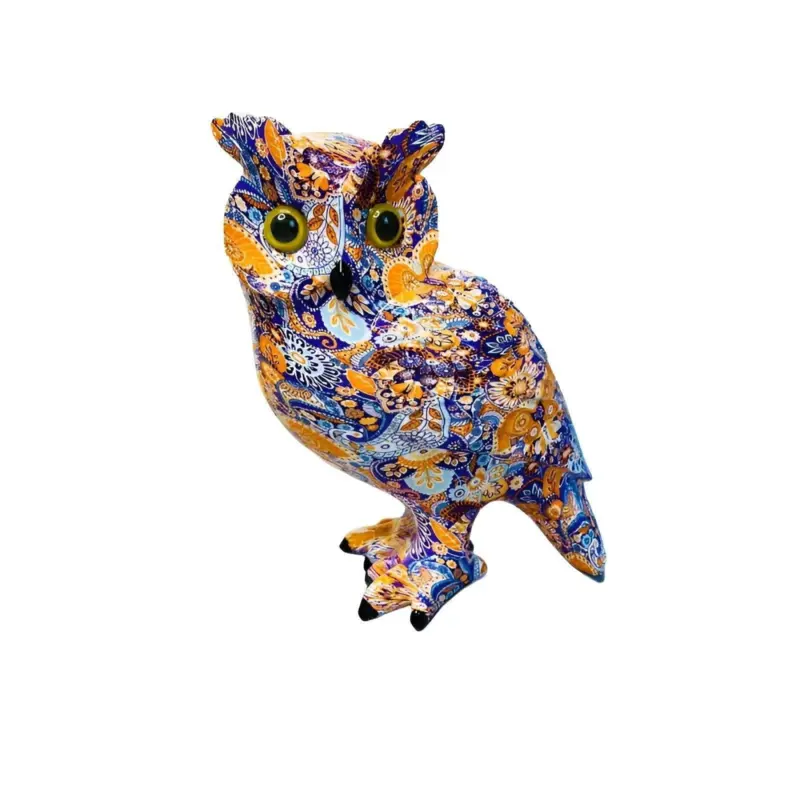 Enchanting Owl Artistic handicraft made from resin for stylish living spaces tag1