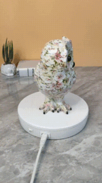 Enchanting Owl Artistic handicraft made from resin for stylish living spaces tag1