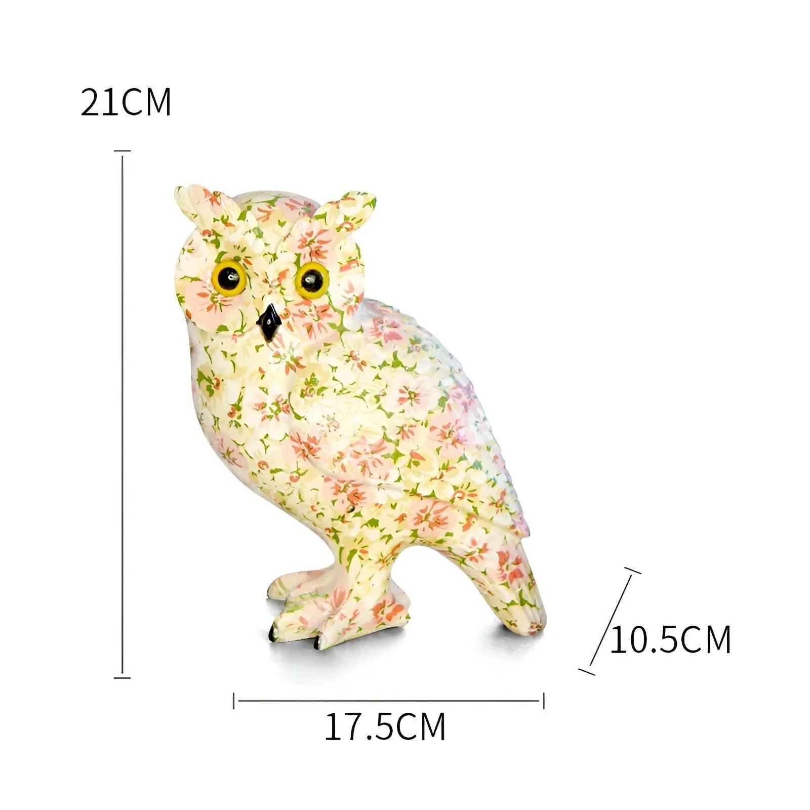 Enchanting Owl - Artistic handicraft made from resin for stylish living spaces -  - #tag1#