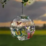 Enchanting Solar Garden Lamp Butterflies tag1