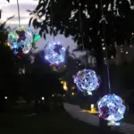 Enchanting Solar Garden Lamp Butterflies tag1