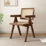 Eras Chair Walnut finish natural tag1