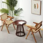 Eras Chair Walnut finish natural tag1
