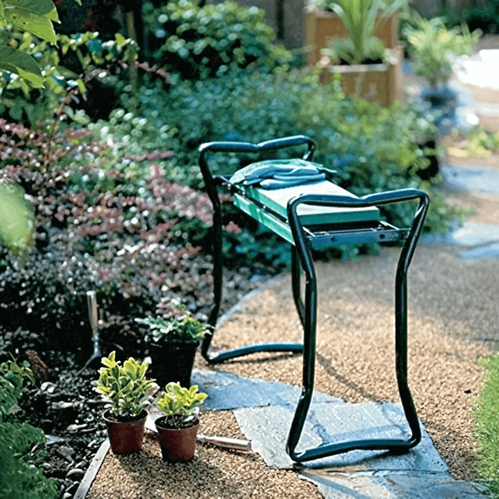 ErgoEase Garden Kneeler - Folding Garden Kneeler - Portable Kneeler -  - #tag1#