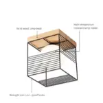 Escher Vintage Cage Ceiling Lights tag1