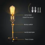 Esperanza Vintage Wandlamp Wall Light tag1