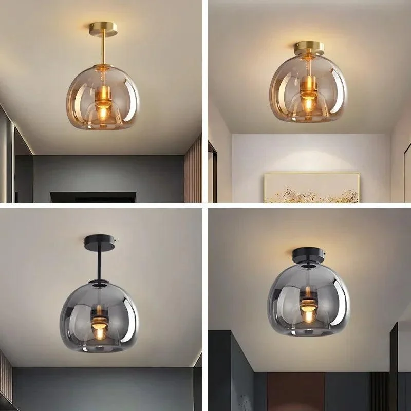 EssenceGlow - Minimalist Glass Ceiling Lamp -  - #tag1#