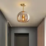 EssenceGlow Minimalist Glass Ceiling Lamp tag1