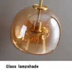EssenceGlow Minimalist Glass Ceiling Lamp tag1
