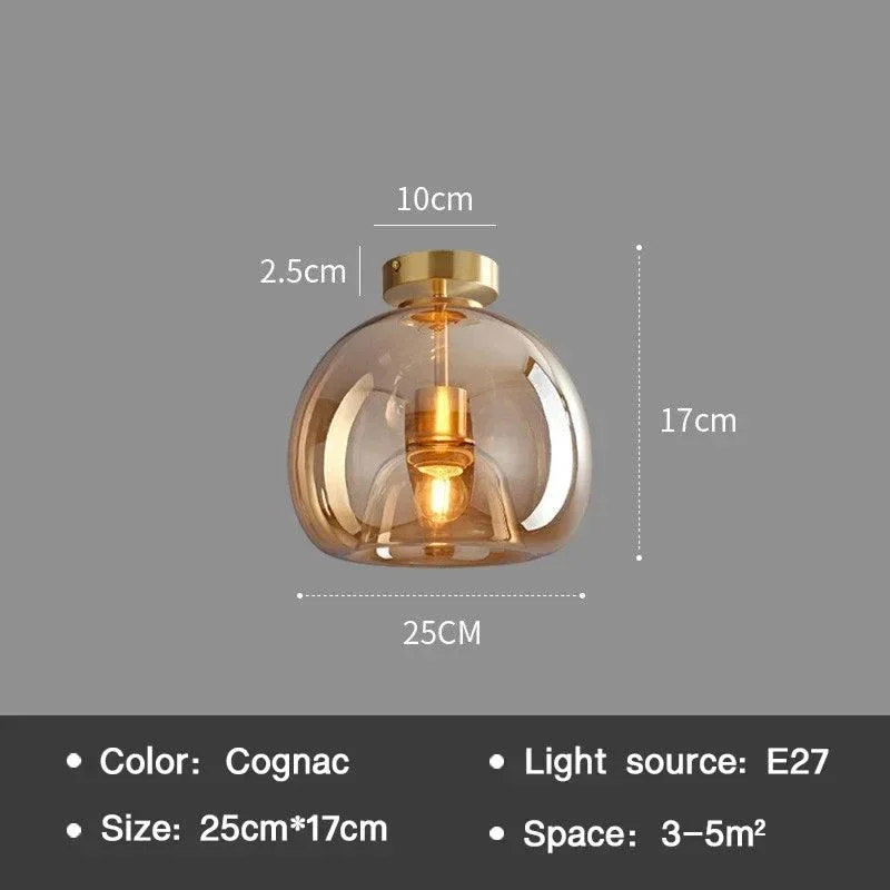 EssenceGlow - Minimalist Glass Ceiling Lamp -  - #tag1#