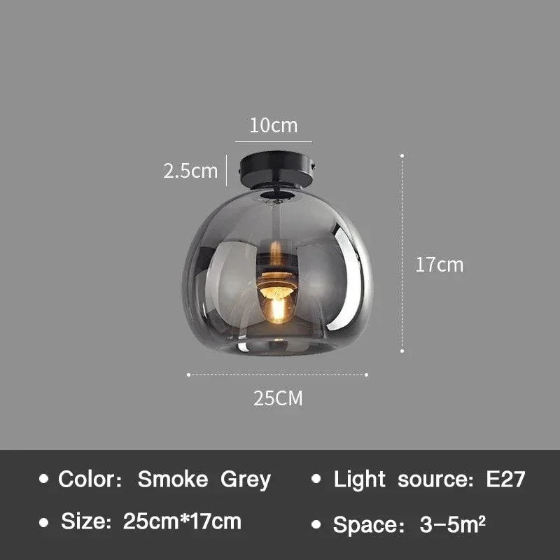 EssenceGlow - Minimalist Glass Ceiling Lamp -  - #tag1#